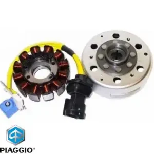 Magnetou (stator aprindere) complet original Aprilia Scarabeo – Gilera Runner VX-VXR – Piaggio Beverly – Fly – Liberty – Vespa LX – S 125-200cc Preț redus