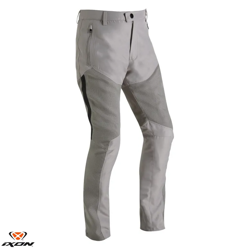 Chilipir Pantaloni pentru scuter – motocicleta barbati Racing/Roadster Ixon vara model Fresh MS culoare: greige (gri) Greige (gri) L