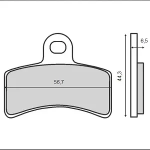 Set placute frana FT3039 – Gas Gas EC Boy – TXT Boy – Pampera – TXT 50-321cc Ofertă