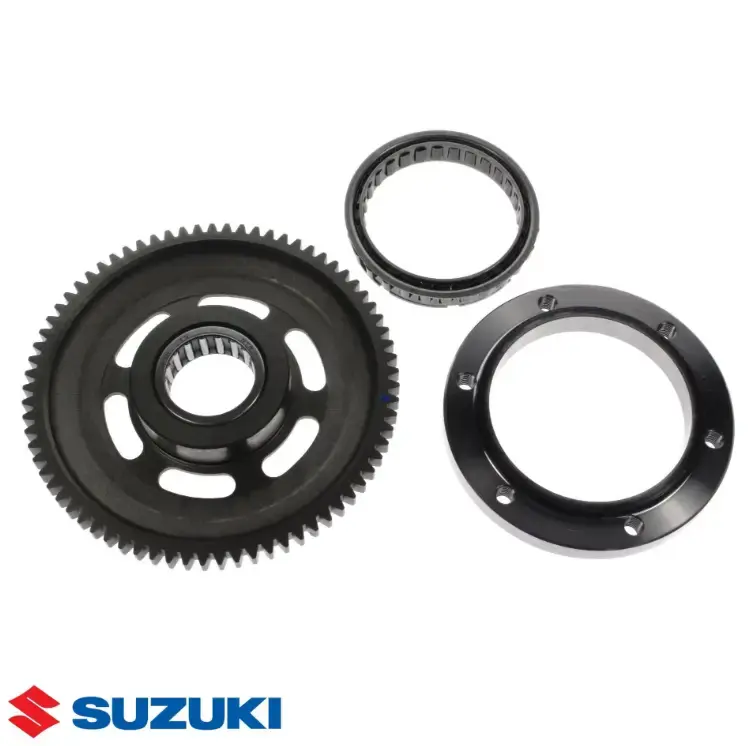 Discount Kit cuplaj electromotor (bendix) + roata dintata original ATV Suzuki LT-A 700 Kingquad (05-08) – LT-A 750 Kingquad AXI (08-23)