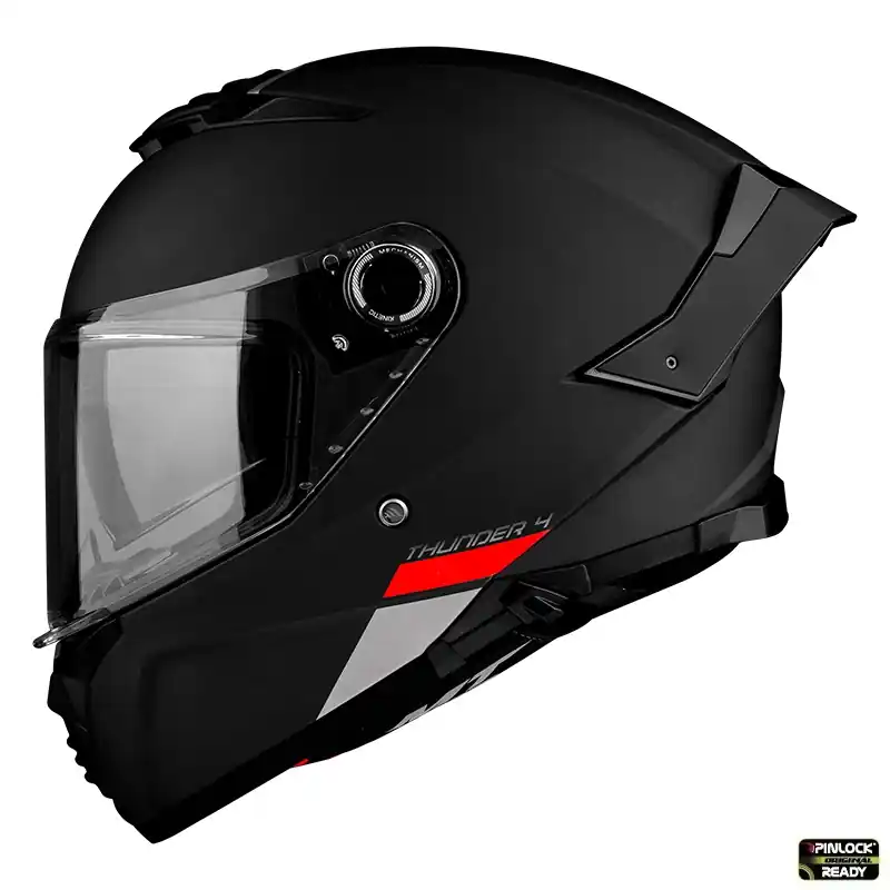 Casca integrala pentru scuter – motocicleta MT Thunder 4 SV A1 negru mat (ochelari soare integrati) – tip viziera MT-V-28B XXXL (65/66cm) Retur gratuit