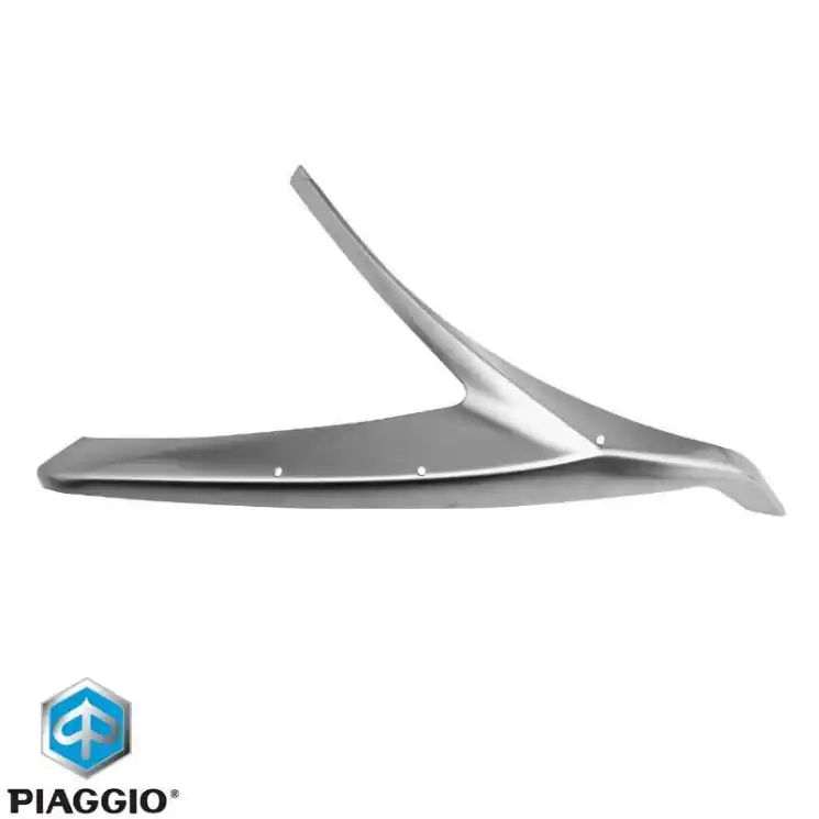 Deflector fata (ornament) cromat stanga original Piaggio X10 125 (12-15) – X10 350 (12-15) – X10 500 (12-13) 4T LC 125-350-500cc Promoție
