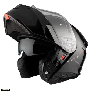 Casca modulabila pentru scuter – motocicleta MT Genesis SV A1 negru lucios Pinlock ready – omologare noua ECE 22.06 M (57/58cm) Nu rata