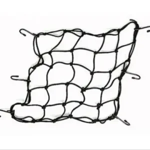 Calitate înaltă Plasa elastica bagaje motocicleta 38x38cm – culoare: negru