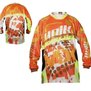 Retur ușor Tricou (bluza) cross-enduro pentru scuter – motocicleta Unik Racing model MX01 culoare: portocaliu fluor – marime M