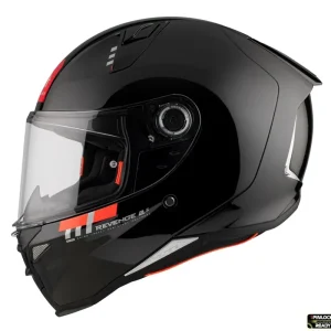 Casca integrala pentru scuter – motocicleta MT Revenge 2 S A1 negru lucios – omologare noua ECE 22.06 – tip viziera: MT-V-14B S (55/56cm) Transport gratuit