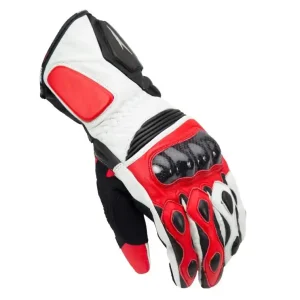 Reducere extra Manusi racing unisex Unik Racing model R-4 carbon culoare: rosu – marime: S (7)