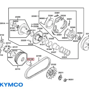 Bucsa variator originala Kymco Dink (Spacer) – Dink Classic – Dink LX 4T 125-150cc Noutate