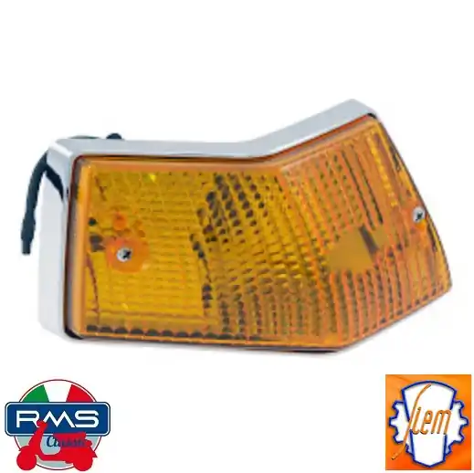 Semnalizare spate stanga cromata portocalie LML Star / Deluxe – Vespa P – Vespa PX 80 – PX 100 – PX 125 – PX 150 – PX 200 (Siem) Bestseller