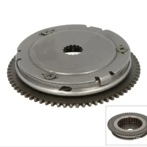 Cuplaj electromotor (bendix) + roata dintata Adly – ATU – Baotian – CPI – Popcorn – Keeway – Motowell 2T 50cc – gaura mare – 16 mm Expediere rapidă