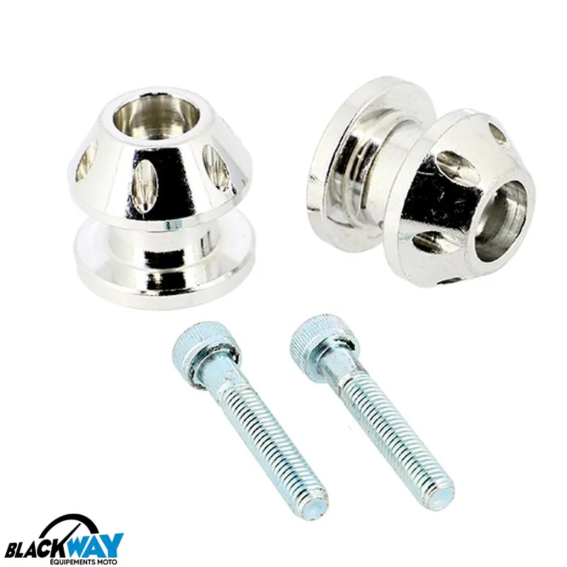 Set suruburi fixare stander Blackway „Diablo” – culoare: argintiu (diametru filet surub fixare: 8 mm) – motociclete Ducati, Honda, Suzuki Livrare expres