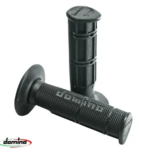 Ofertă specială Set mansoane cross – enduro – trial (off road) Domino – culoare: negru (lungime: 120-123 mm)