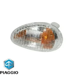 Semnalizare fata stanga transparenta originala Vespa ET4 (99-04) 4T 125-150cc Retur gratuit