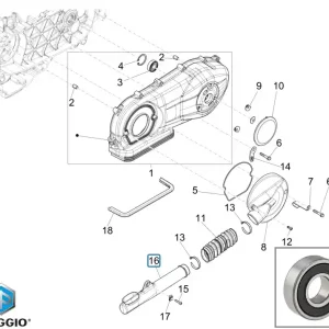 Popular Rulment 15x35x11 original capac transmisie Aprilia – Gilera – Piaggio – Vespa 125-150-200-250-300cc