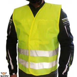 Transport gratuit Vesta reflectorizanta universala Ixon model Gilet Safer Mix culoare: galben fluor (marime universala)