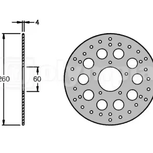 Disc frana fata Aprilia Scarabeo – Sport City – Sport City Cube 4T LC 125-200-250-300-400-500cc – Atlantic Sprint (05-10) 4T LC 500cc Calitate înaltă