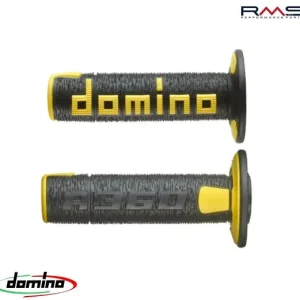 Set mansoane cross – enduro Domino – culoare: negru/galben (lungime: 120 mm) Ofertă de sezon