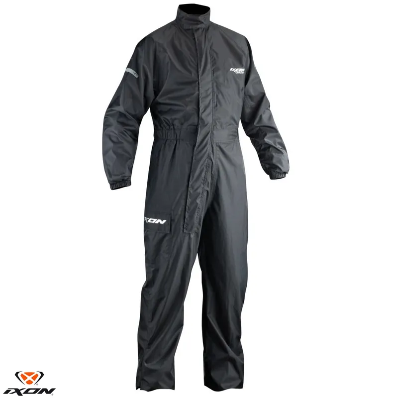 Preț mic Costum moto ploaie Ixon model Compact Suit culoare: negru (montare peste echipament) M