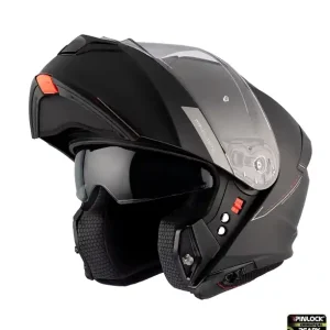 Casca modulabila pentru scuter – motocicleta MT Genesis SV A1 negru mat Pinlock ready – omologare noua ECE 22.06 M (57/58cm) Super ofertă