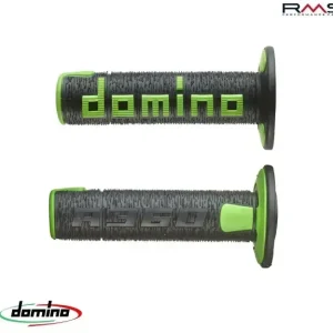 Set mansoane cross – enduro Domino – culoare: negru/verde (lungime: 120 mm) Reducere extra