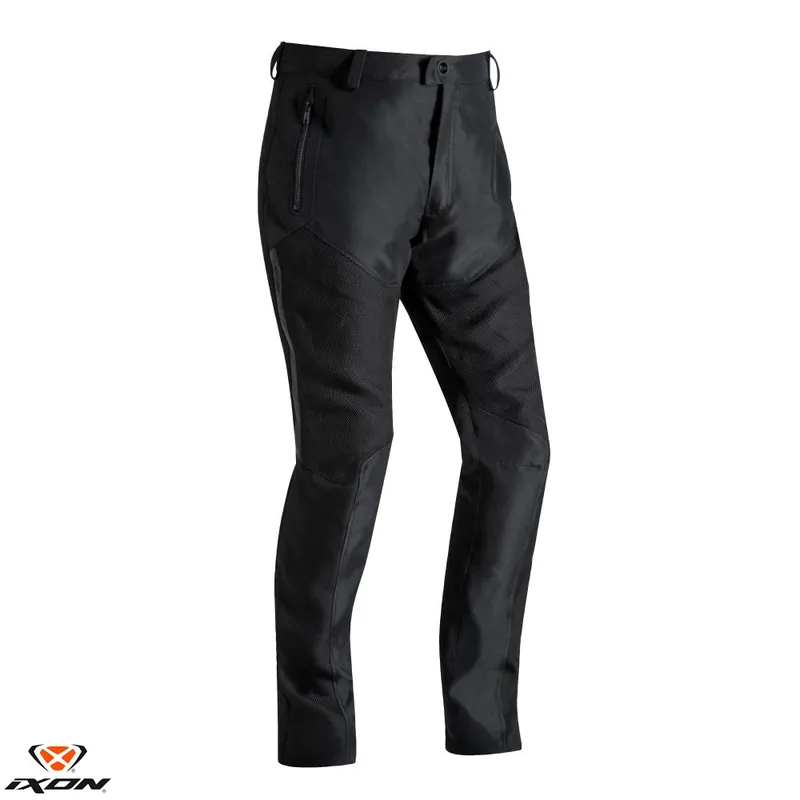 Pantaloni pentru scuter – motocicleta barbati Racing/Roadster Ixon vara model Fresh MS culoare: negru Negru 4XL Retur gratuit