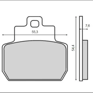 Set placute frana FT3079 – Piaggio Beverly 500cc – X8 – X9 Evolution – MP3 125-250cc Cumpără online