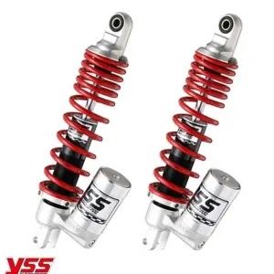 Set telescoape (amortizor) spate cu gaz Aprilia Scarabeo 250-300 Light (06-10) – Sport City (04-12) 125-300 – lungime: mm (YSS) Reducere de preț