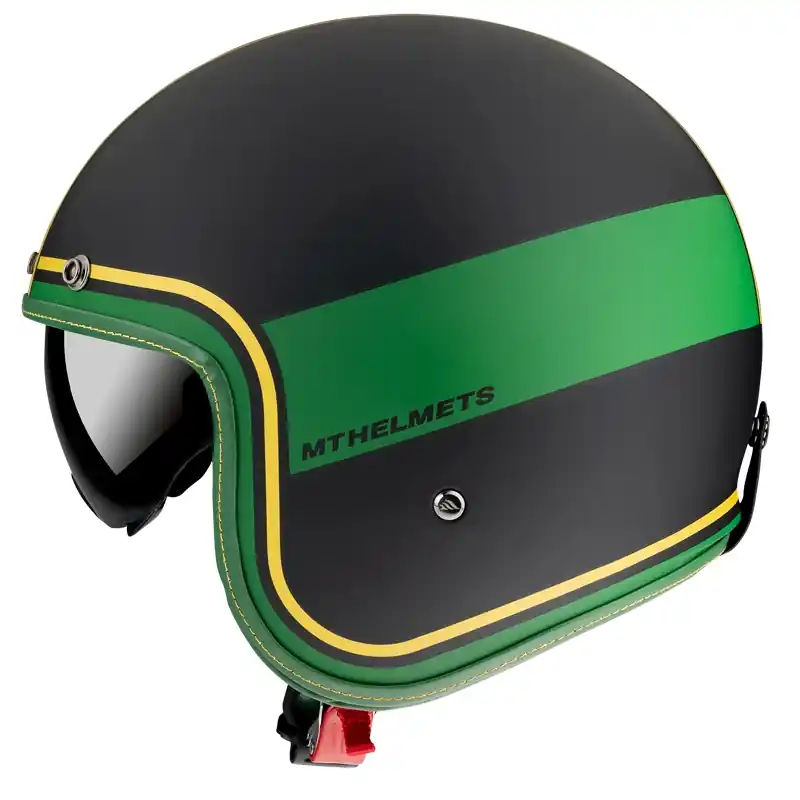 Super ofertă Casca open face pentru scuter – motocicleta MT Le Mans 2 SV Tant C9 negru/auriu mat (ochelari soare integrati) XXL (63/64cm)