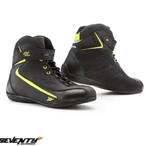 Super ofertă Ghete pentru scuter – motocicleta Urban Unisex Seventy model SD-BC6 culoare: negru/galben fluor Negru/galben fluor 43