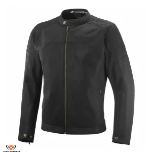 Geaca (jacheta) barbati pentru scuter – motocicleta Urban/Heritage Ixon vara model Ozcan MS culoare: negru – tip croi: Fit 3XL Livrare rapidă