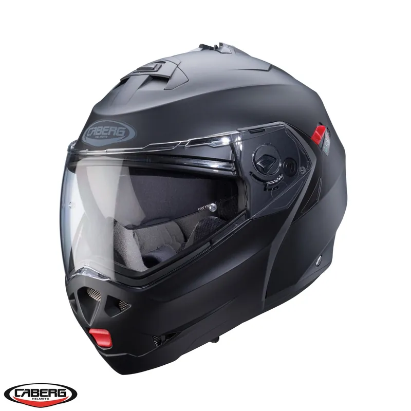 Noutate Casca modulabila pentru scuter – motocicleta (flip-up) Caberg model Duke X SV negru mat Pinlock ready – lentila Pinlock inclusa XL (61/62cm)