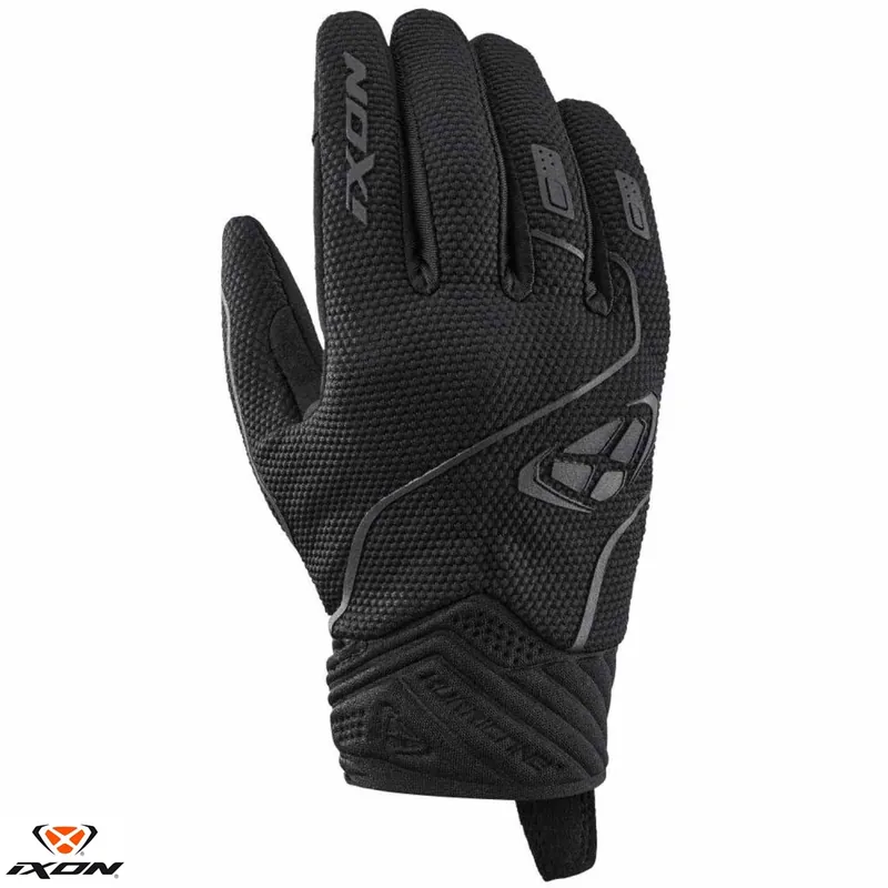 Manusi femei pentru scuter – motocicleta Roadster vara Ixon model Hurricane 2 LS culoare: negru – degete tactile XS (6/7) Noutate