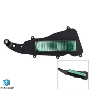 Premium Filtru aer original Piaggio Liberty 125 iGet ABS Euro 5 (20-22) – Liberty 150 Euro 5 (20-22) 4T 3V AC 125-150cc