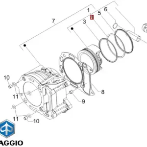 Segment compresie original Gilera Runner VXR-Nexus – Piaggio Beverly-MP3-X7-X8-X9-X Evo – Vespa GTS-GTV 4T 200-250cc D72.00 Preferatul clienților