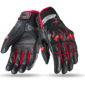 Plată securizată Manusi barbati pentru scuter – motocicleta Racing/Naked vara Seventy model SD-N32 negru/rosu Negru/rosu S (7 cm)
