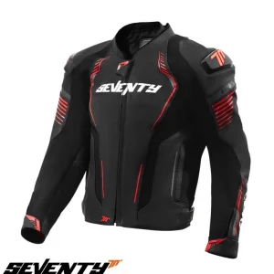 Doar azi Geaca (jacheta) motociclete barbati Racing Seventy all season/iarna model SD-JL24 Spoiler culoare: negru/rosu