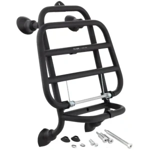 Premium Portbagaj negru mat fata Vespa GTS 125 – GTS 125 Super (19-22) – GTS 300 HPE (19-23) – GTV 300 Sei Giorni (19-23) 4T LC 125-300cc