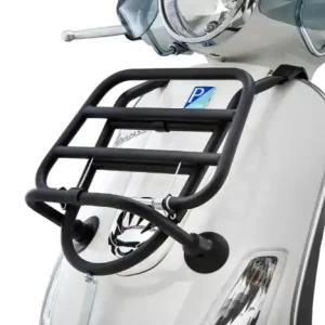 Reducere extra Portbagaj negru mat fata Vespa LX – Vespa LXV – Vespa S 2T – 4T 50-125-150cc – culoare: negru mat