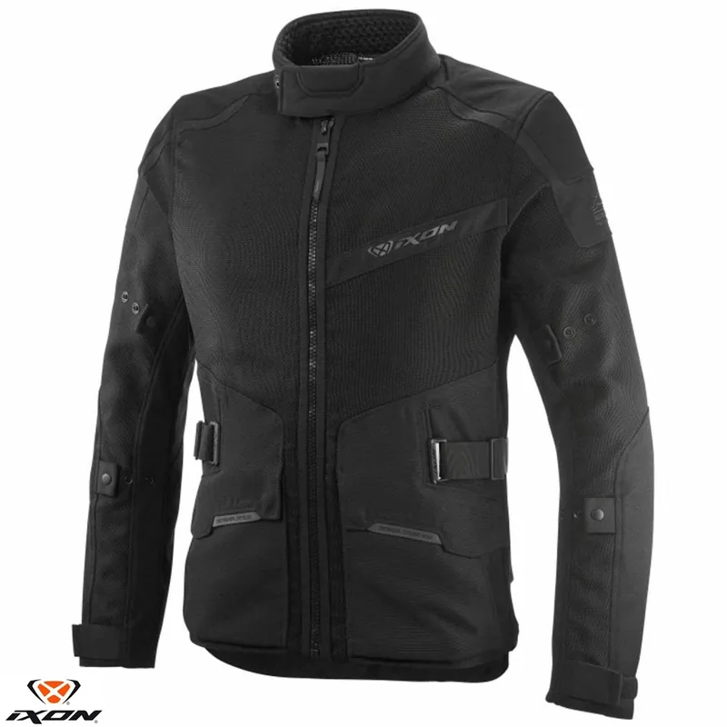 Plată sigură Geaca (jacheta) barbati pentru scuter – motocicleta Touring/Adventure Ixon vara model M-Njord MS culoare: negru Negru XXL