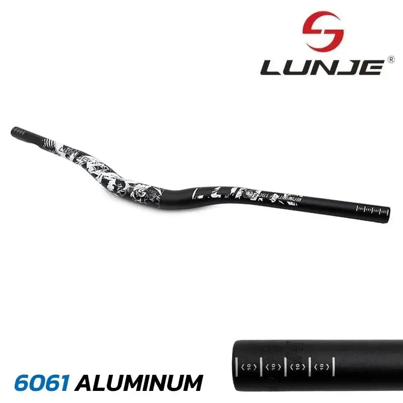 Ghidon de 720 mm cu ridicare de 25 mm alb-negru Expediere rapidă