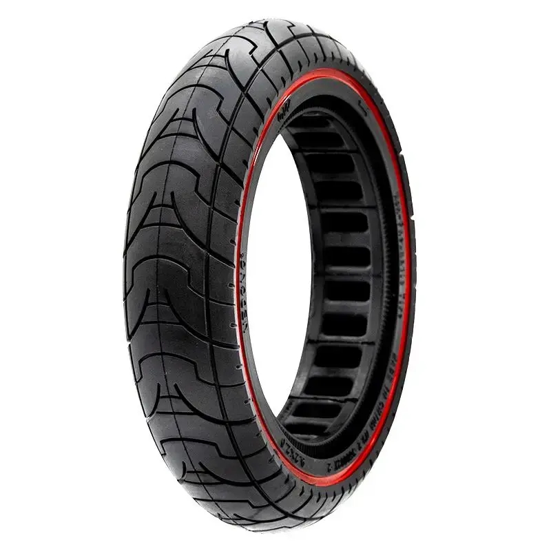 Cel mai bun preț Cauciuc plin pentru trotineta electrică, 9.2 x 2-6.1/B34, negru cu linie roșie | Motorevolution