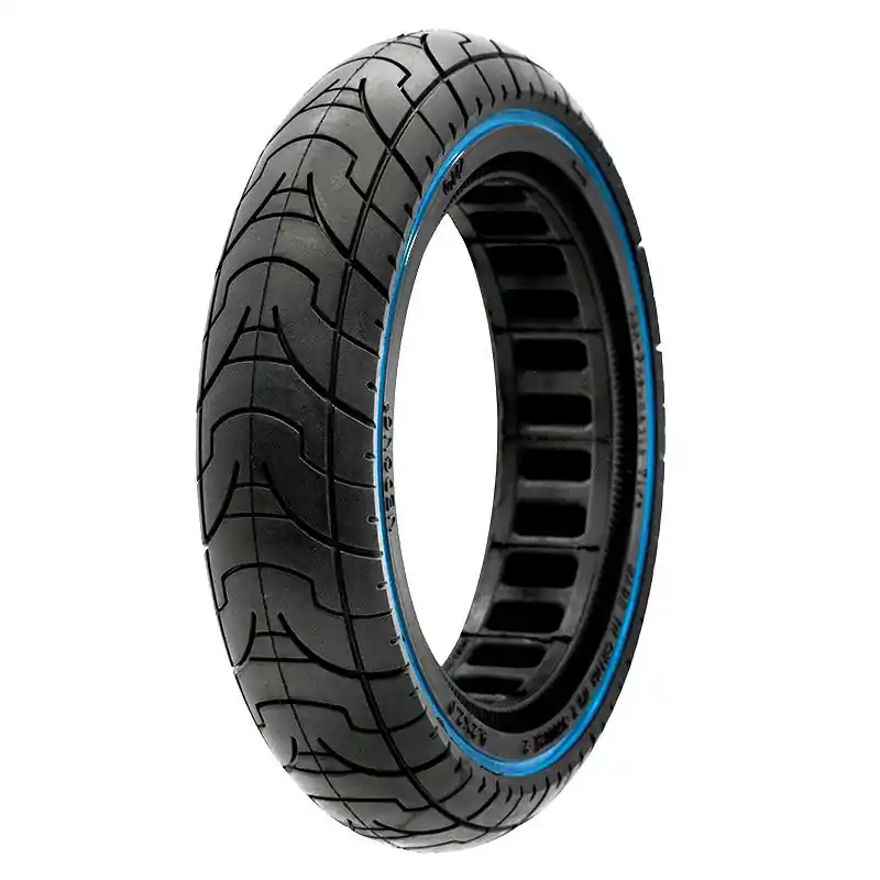 Cauciuc plin, trotineta electrică 9.2×2-6.1/B34, negru cu linie albastră | Motorevolution Reduceri