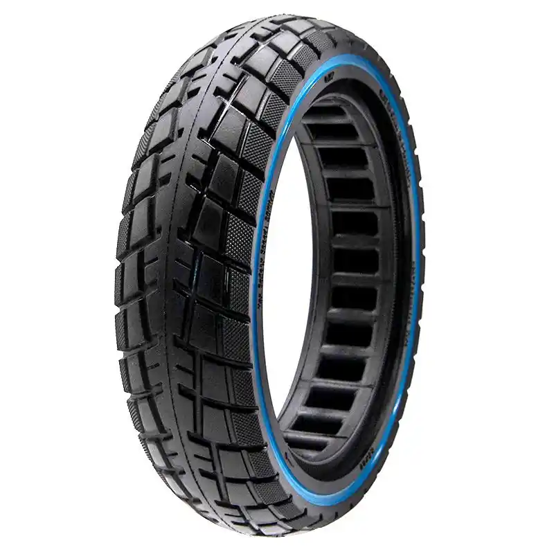 Disponibil imediat Anvelopă solidă ultra-ușoară off-road, 8.5×2-6.1/B34, negru cu linie albastră | Motorevolution
