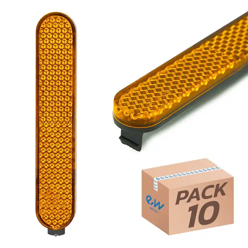 Chilipir Plastic reflectorizant lateral, trotineta electrică Xiaomi Mi4, 2 bucăți, galben | Motorevolution
