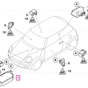 Control unit airbag Preț redus