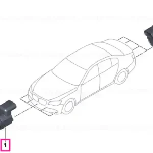 Senzor ultrasonic WA90 WB90 - BMW Nu rata