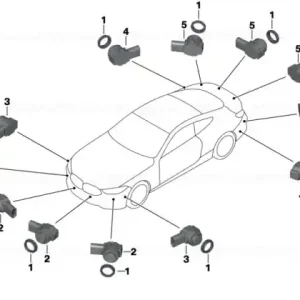 Preferatul clienților Senzor ultrasonic WA96 - BMW