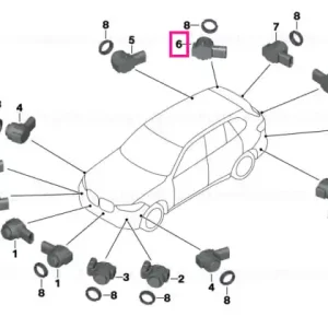 Transport gratuit Senzor ultrasonic WB27 - BMW