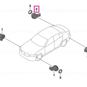 Cel mai vândut Senzor ultrasonic WB39 - BMW