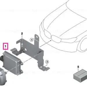 Senzor radar - BMW Retur gratuit
